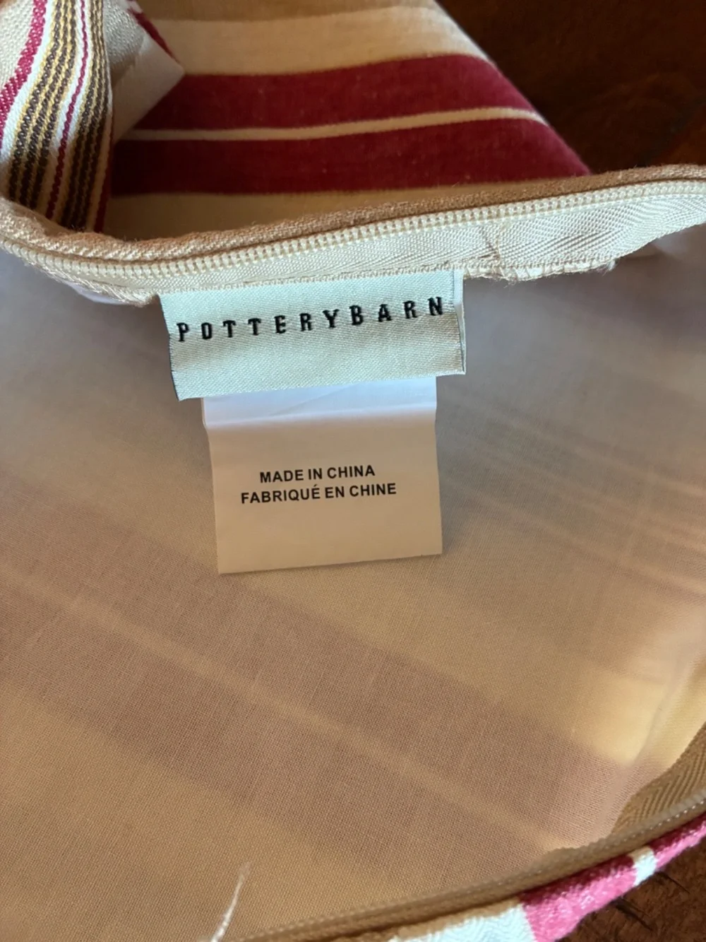 Pottery Barn 24” pillow shams, set of 2